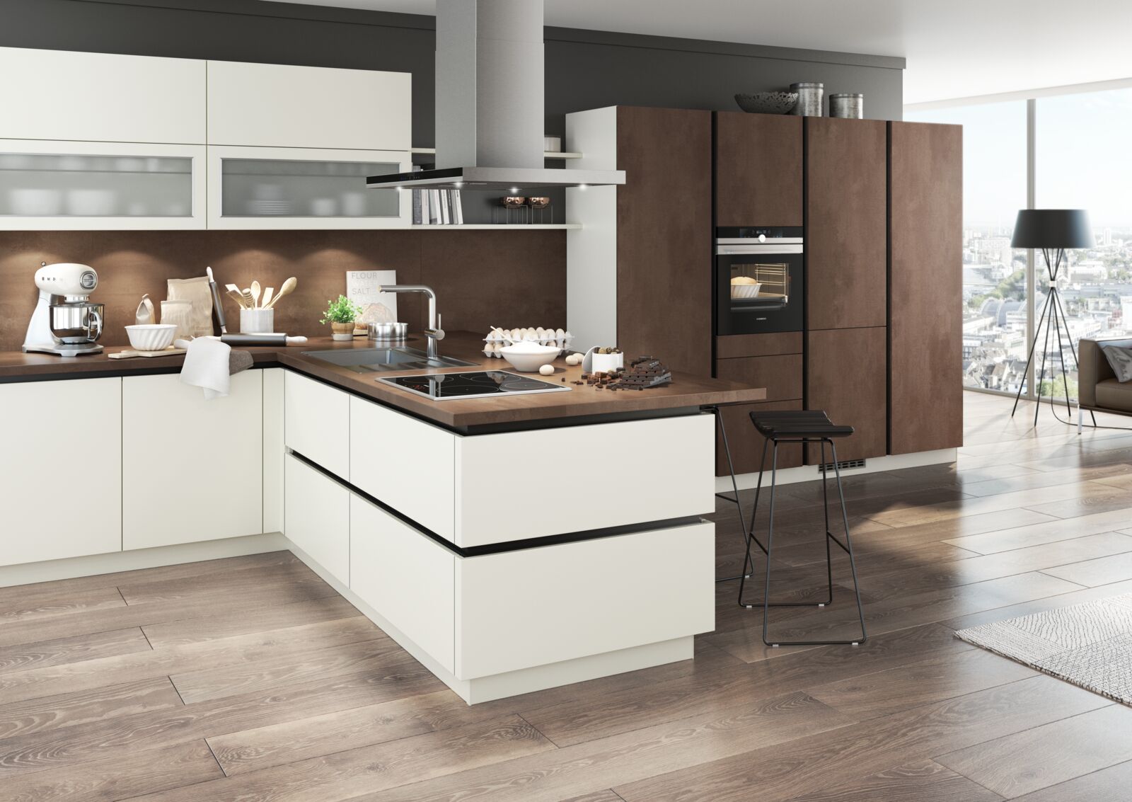 Mooi afgewerkte keuken